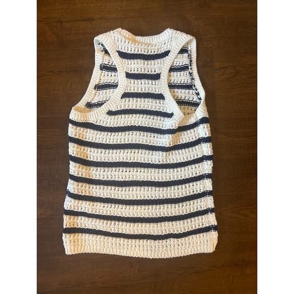 Madewell Crochet-Knit Crewneck Sweater Tank XS - Picture 5 of 6